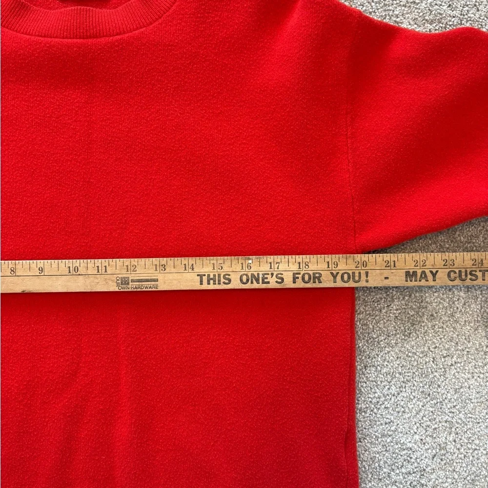 Old Navy Red SoSoft Cropped Crew-Neck Sweater Womens Small Tall